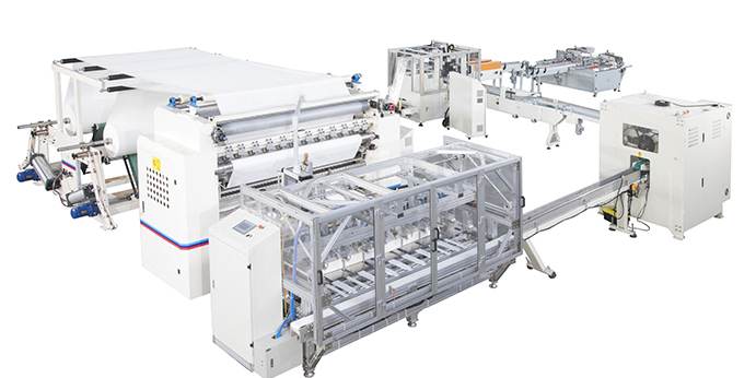 facial tissue production line